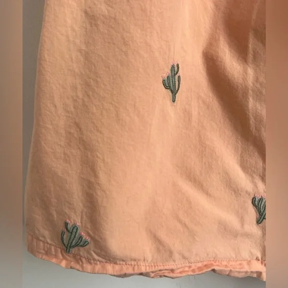 Altar’d State Papaya Cactus Peach Babydoll Dress Size Large - Picture 5 of 6